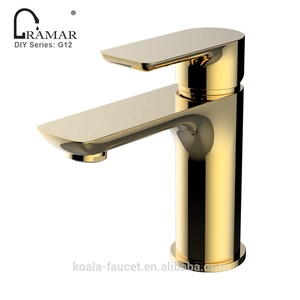<span class=keywords><strong>Robinet</strong></span> de lavabo de salle de bains, bricolage, kn en laiton Chrome noir Rose or de toilette - Product Image 4