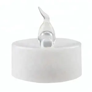 vendita calda batteria flickery di plastica senza fiamma cambiamento di colore del led candela tealight