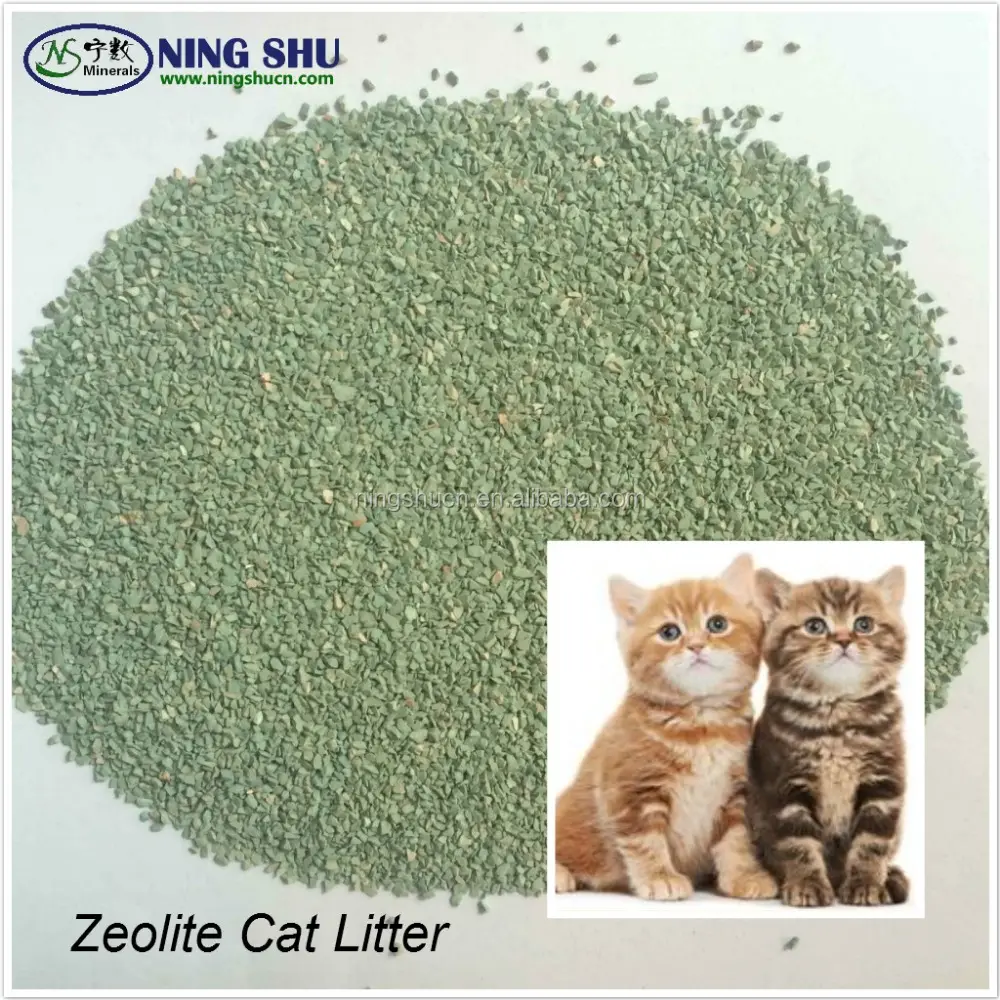 Kitty kotoran Granular Zeolit pelet untuk Kotoran Kucing alami Penyerap Taman Organik