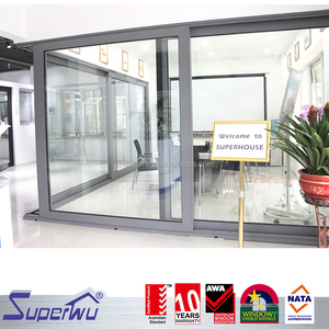 Lift & Cursore Storefront Porta Stile Tedesco Hardware Interni In Alluminio PORTE SCORREVOLI Partizione Porte In Alluminio Della Lega Europea - Product Image 3