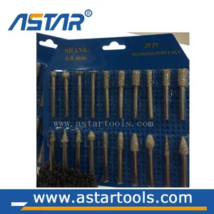 Dipped handle needle steel files diamond rasp