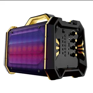 TS-222 Chất Lượng Cao Thiết Kế Mới Có Thể Sạc Lại 2.0 Bằng Gỗ & Nhựa Đỏ Ngoài Trời Bt Loa Di Động - Product Image 2