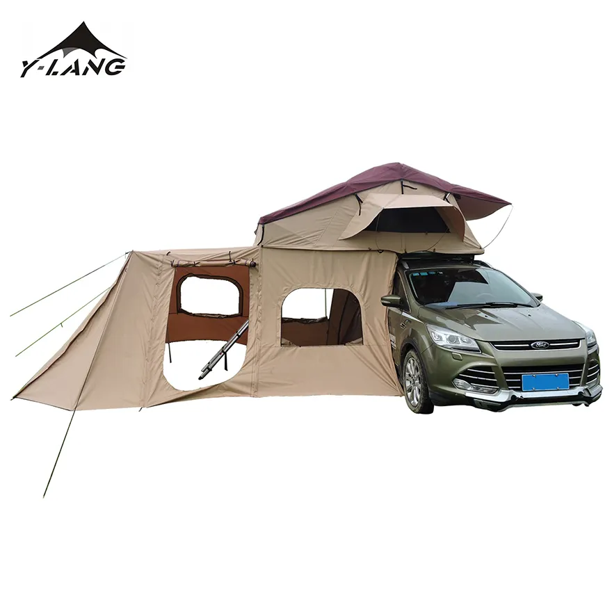 Wasserdicht Sonnenschirm Klapp Dach Top Pop-up Auto Camping Outdoor Zelt mit Markise