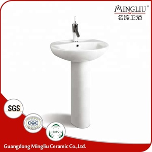 <span class=keywords><strong>Lavabo</strong></span> de Pedestal <span class=keywords><strong>Ovalado</strong></span> de Porcelana Moderna y Económica de Calidad de Exportación para Hoteles - Product Image 3