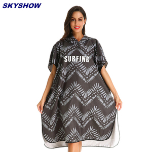 Sweat à capuche <span class=keywords><strong>de</strong></span> <span class=keywords><strong>plage</strong></span>, serviette, Poncho pour changer le tissu, pour le surf, Offre Spéciale - Product Image 4