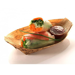 Assiettes biodégradables <span class=keywords><strong>en</strong></span> feuilles de bambou, assiettes <span class=keywords><strong>en</strong></span> coque de bambou - Product Image 2
