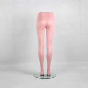 Piernas de maniquí femenino cubiertas de tela de terciopelo rosa de alta calidad para pantalones, exhibición de pantalones, piernas de Maniquí de pie para <span class=keywords><strong>mujer</strong></span> - Product Image 5