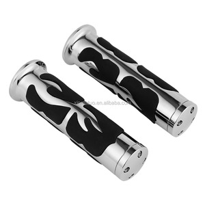 Manopole Universali CNC da 1 Pollice per <span class=keywords><strong>Harley</strong></span> Touring Sportster Softail Dyna <span class=keywords><strong>V</strong></span> <span class=keywords><strong>Rod</strong></span>, Impugnature per Manubrio Moto da 25mm XF160408-E - Product Image 1