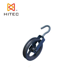 Negro bloque de hierro fundido polea - Product Image 2