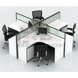 Hochwertige Büroarbeit platz Büromöbel 4-Sitzer oOffice Desk