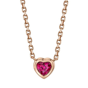 Gemnel 925 Sterling <strong>Silver</strong> Jewelry Necklace <strong>Pendant</strong> Red <strong>Heart</strong>
