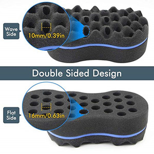 Vente flash : Éponge magique pour cheveux, brosse à boucles, afro, dreadlocks, boucles en spirale, tresses, éponges pour tresser les cheveux, pour cheveux naturels - Product Image 6