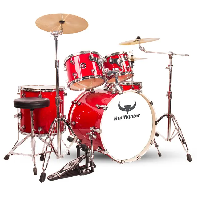 Bullfighter Dw3 Groothandel Custom Muziekinstrument Professionele 5 Stuks Pvc Jazz Drumstel