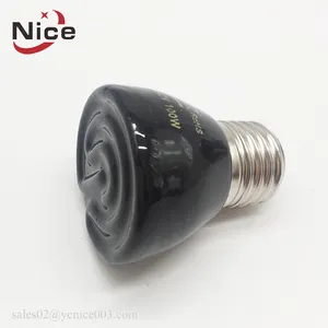 Mini far infrared ceramic heat bulb 50w E26 Socket