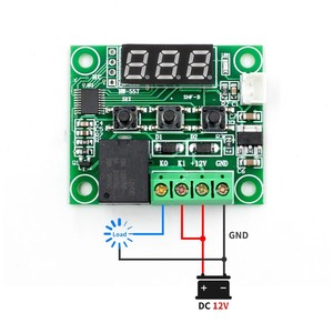 W1209 Dc 12V Led Digitale Temperatuurregeling Thermometer Thermo Controller Schakelaar Module + Ntc Sensor - Product Image 4