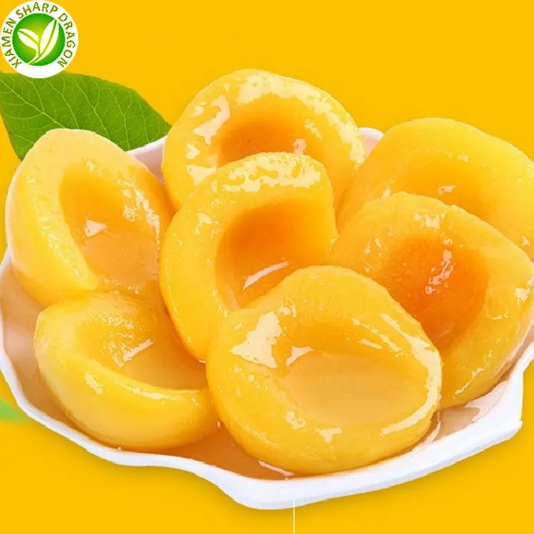 Produit de fruits en conserve jaune pêche Chine sec comestible en conserve prix de gros de fruits avec 3 ans de durée de conservation SD 30% max. Humidité