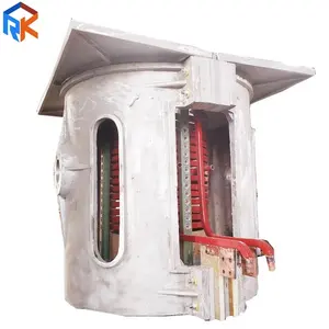 aluminium shell medium frequency induction furnace metal smelting equipment 3Tons