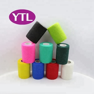 Bandes <span class=keywords><strong>de</strong></span> poignet <span class=keywords><strong>de</strong></span> sport YONGYU, bandes <span class=keywords><strong>de</strong></span> résistance cohésives, bandages élastiques <span class=keywords><strong>de</strong></span> <span class=keywords><strong>kinésiologie</strong></span> athlétique, non tissés, respirants, unisexes, 5 cm * 4,5 m - Product Image 4