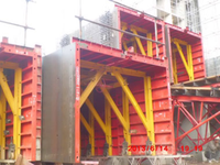 Coffrage de tunnel pour le bâtiment résidentiel de structure cellulaire