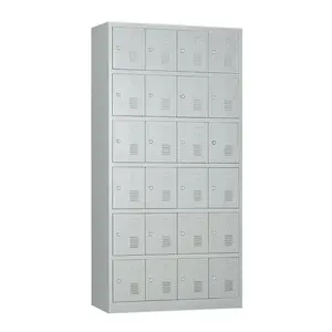 Luoyang WOMA Supplier 24 doors lockable steel locker key cabinet holder / pigeon hole cabinet