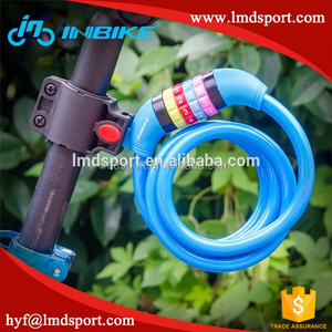 Wholesale fuerte y alta seguridad rueda de <span class=keywords><strong>bicicleta</strong></span> bloqueo/colorido <span class=keywords><strong>bicicleta</strong></span> de bloqueo cerradura de combinación - Product Image 4