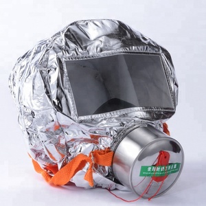 30 min fire smoke escape hood Full Face Fire Escape maschera antigas per fumatori prevenire la cappa a Gas chimica