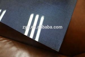 แผ่นบอร์ดแผงไฮบริดเคฟลาร์คาร์บอนไฟเบอร์แท้ทั้งสองด้านมีสีแดงมันวาวสีน้ำเงิน - Product Image 6