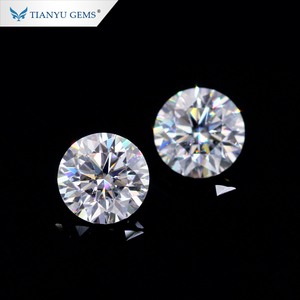Tianyu gemas a granel 1.5 quilates estrella corte mejor anillo de <span class=keywords><strong>diamante</strong></span> sintético descolorido DF - Product Image 1