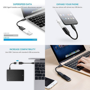 Superspeedy tipo C 3.1 maschio a <span class=keywords><strong>USB</strong></span> un 3.0 femmina <span class=keywords><strong>cavo</strong></span> adattatore <span class=keywords><strong>OTG</strong></span> per telefono cellulare - Product Image 4