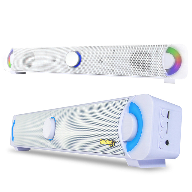 Wireless BT Soundbar Multimedia Speaker with 2000mah Batteries for Smartphone Computer Tablet with CE FCC ROHS BQB