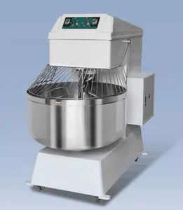 50 KG Luxury 2-speed automatic Spiral dough mixer 130 Liter factory price