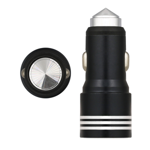 Metal seguridad martillo 1A doble puerto cargador <span class=keywords><strong>de</strong></span> coche para el teléfono móvil - Product Image 3