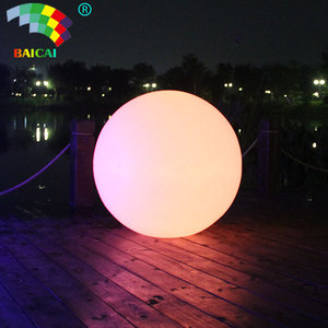 Phong Cách Mới Chiếu Sáng Năng Lượng Mặt Trời Nổi Nhẹ Bơm Hơi Không Thấm Nước Glow Bể Bơi <span class=keywords><strong>Led</strong></span> Ball - Product Image 2