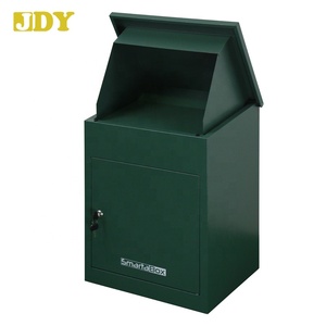 Outdoor Home Package Large Smart Stainless Steel Metal Parcel Post Letter Mail Drop Delivery Box