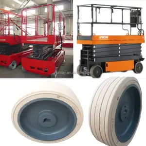 China aichi scheren hebebühne für rollstuhl teile 10x3 12x4 16x5 200-8 400-8 solide reifen mit räder