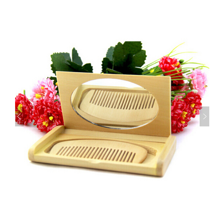 Распродажа, складное деревянное мини-зеркало