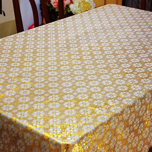 137Cm Chiều Rộng Vàng PVC Crochet Bảng Vải Trên Rolls - Product Image 2