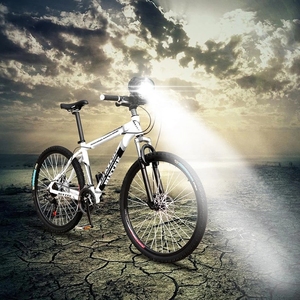 Mini Faro LED T6 Ricaricabile USB Impermeabile IPX5 per Ciclismo, Lampada Frontale per Bicicletta - Product Image 4