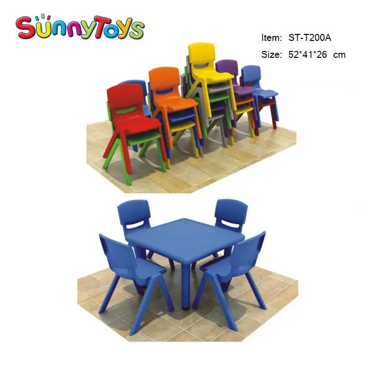 고품질 교실 가구 유치원 테이블과 의자