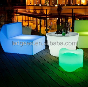 كرسي حديث RGB مع إضاءة نوادي ليلية لطاولات الأريكة-أثاث للمناسبة التجارية الخارجية - Product Image 2
