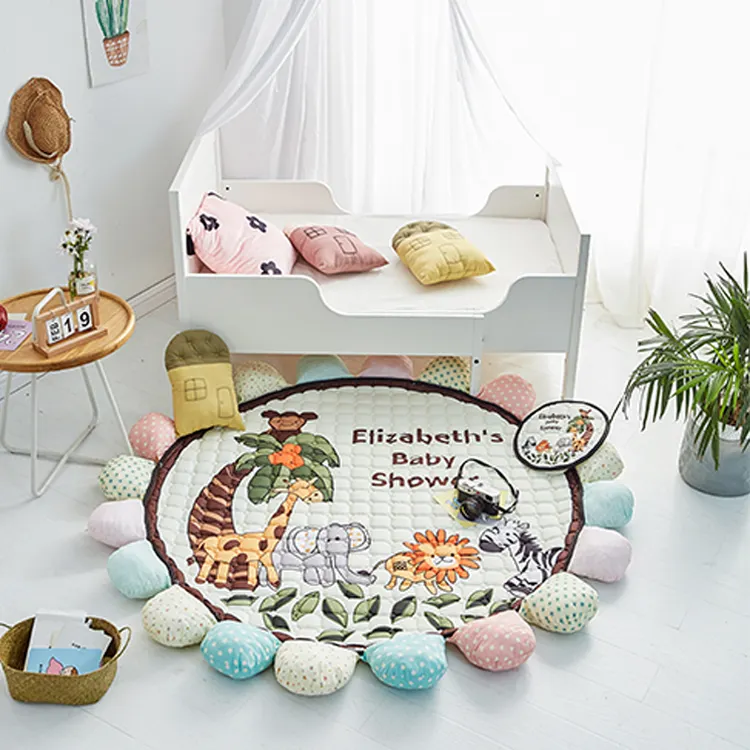 Trẻ Em Ngủ Trưa Chơi Mat Trang Trí Phòng Thảm Sàn Bảo Vệ Bé Bò Playmat