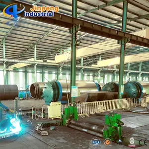 Waste Tire Used Tyre Scrap Plastic Pyrolysis Plant with National Patent