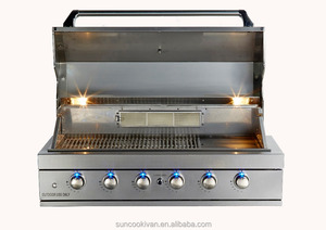 Parrilla de <span class=keywords><strong>gas</strong></span> integrada para barbacoa, 4 quemadores - Product Image 3