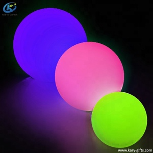 Bola LED impermeable recargable, bola de plástico decorada para eventos - Product Image 1