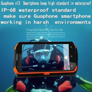 Ponsel pintar <span class=keywords><strong>Android</strong></span>, GuoPhone V13 IP68 2016 tahan air tahan guncangan 4500mAh MTK6735 <span class=keywords><strong>Android</strong></span> <span class=keywords><strong>5.1</strong></span> 5.5 "GuoPhone V13 4G <span class=keywords><strong>SIM</strong></span> ganda - Product Image 4