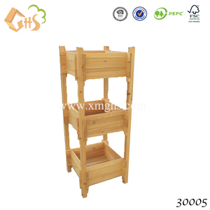 <span class=keywords><strong>Exterior</strong></span> grande de plantas de <span class=keywords><strong>madera</strong></span> macetas - Product Image 1