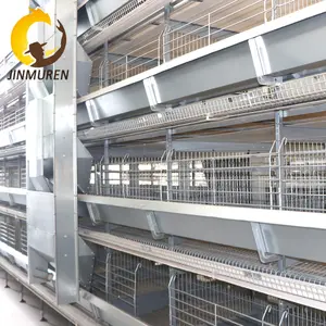 Equipo de avicultura de nuevo diseño jaulas de pollo galvanizadas