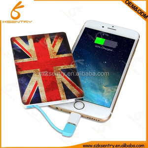 2500 mAh Ultra compacto portátil tarjeta de crédito de reserva de la batería externa Power Bank cargador para <span class=keywords><strong>el</strong></span> iPhone - Product Image 5