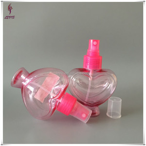 Nhựa hình trái tim 25ml màu hồng chai nước hoa - Product Image 5