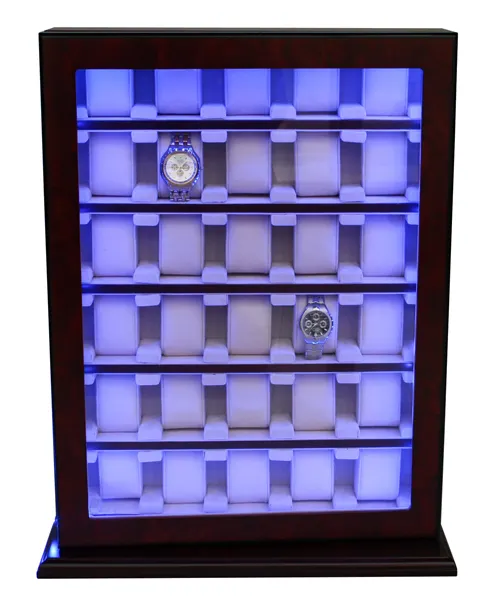 Ahşap duvar LED ışık ile Stand dolabı ekran İzle kutusu özel